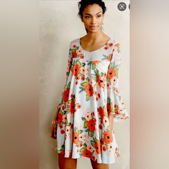 Paper Crown + Rifle Paper Co Poppy Dress - Picture 2 of 7